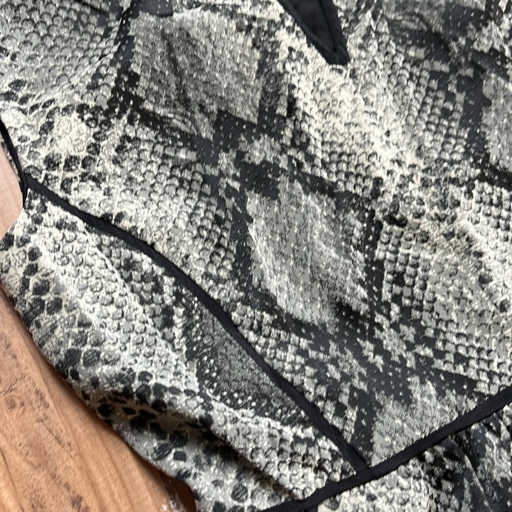 Rebecca Taylor Python Print Cap Sleeve Dress - image 4